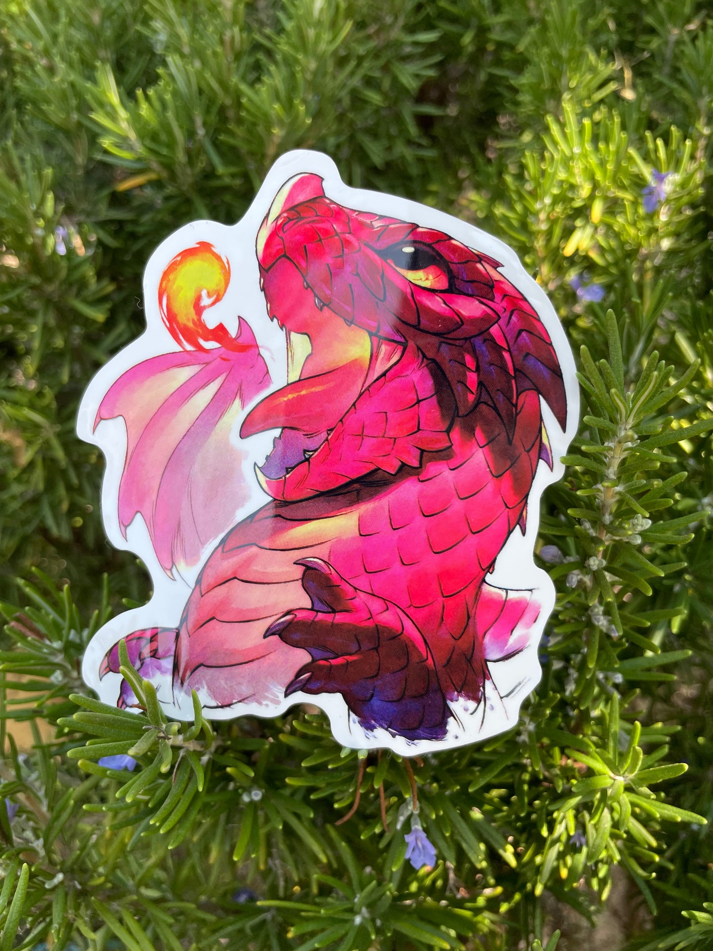 Red Wyrmling Sticker