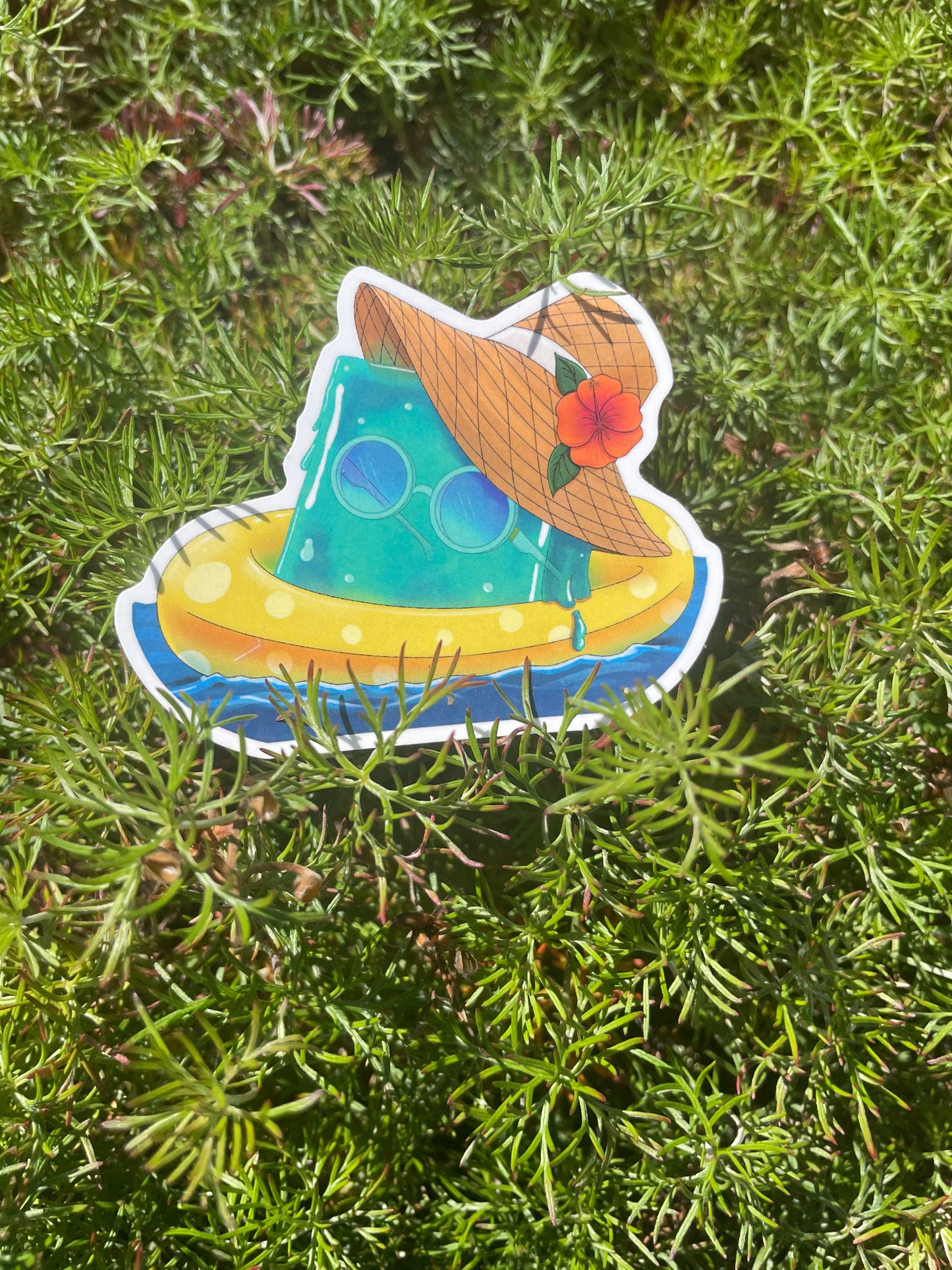 Gelatinous CubeTube Sticker