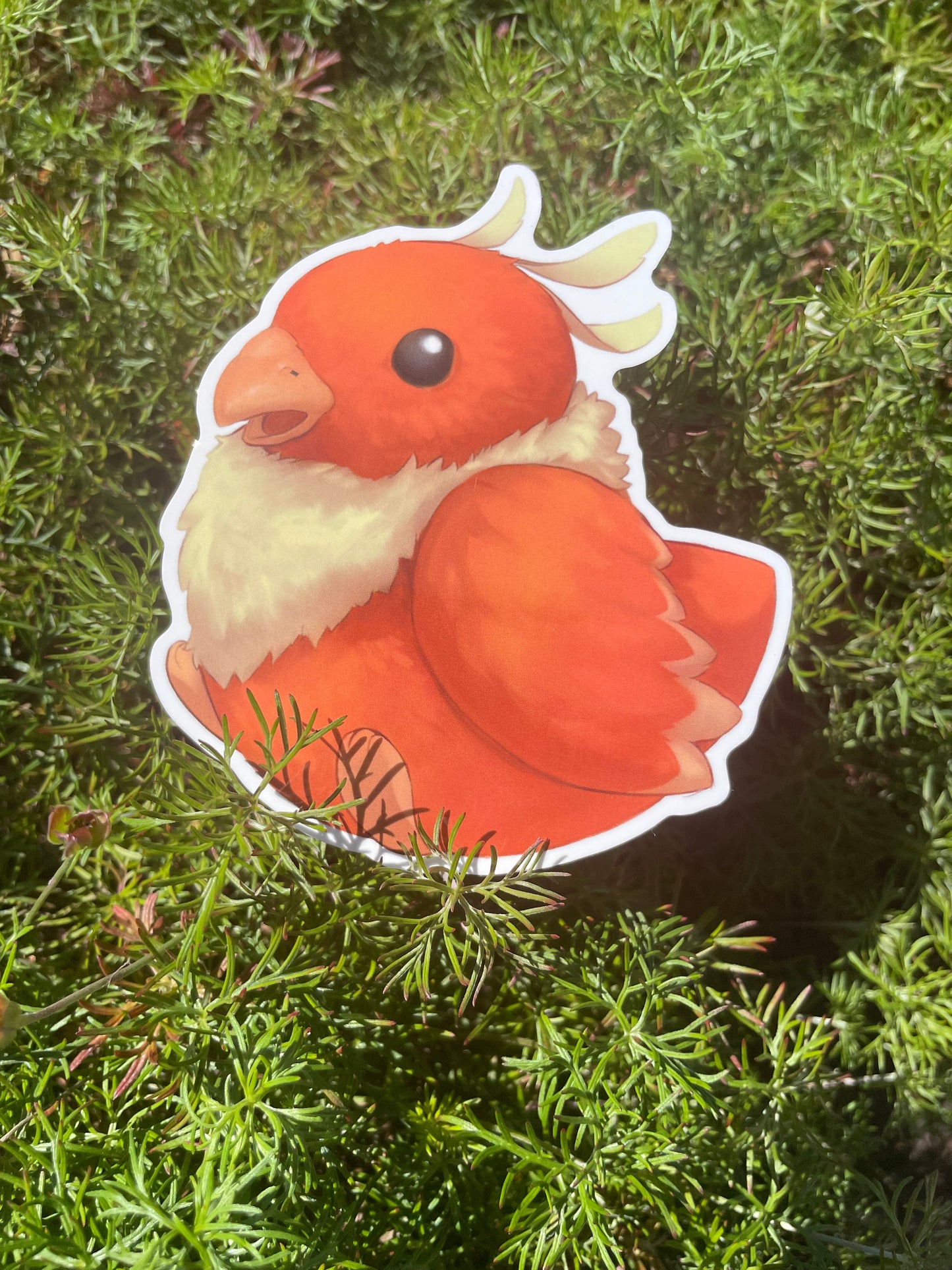 Pheonix Plush Sticker
