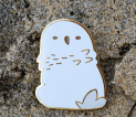 Lookout, Snowy Owlbear Pin