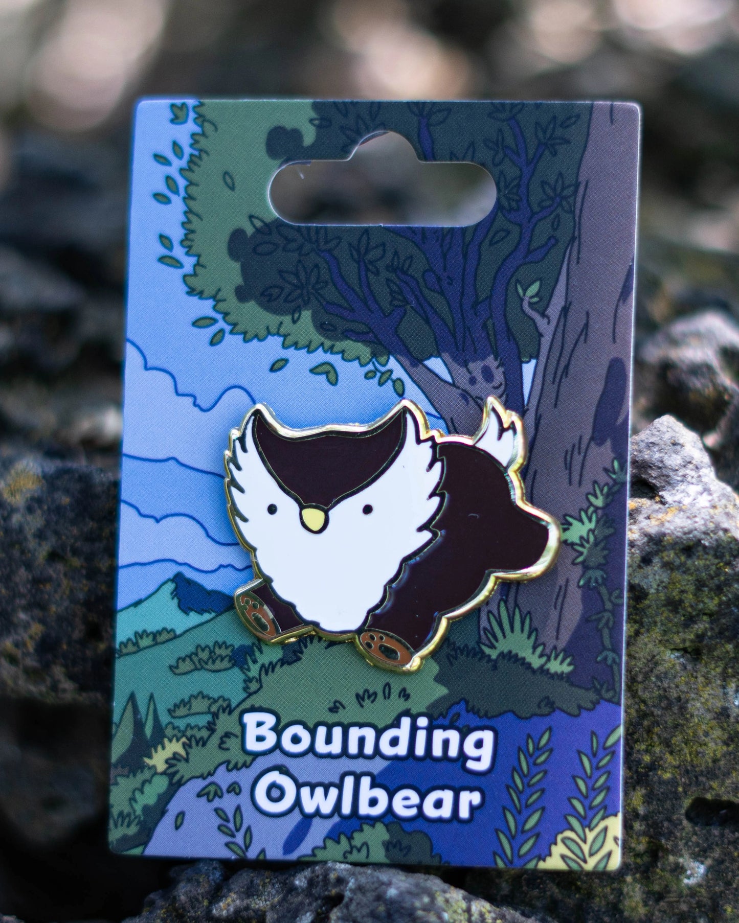 Bounding Owlbear Pin