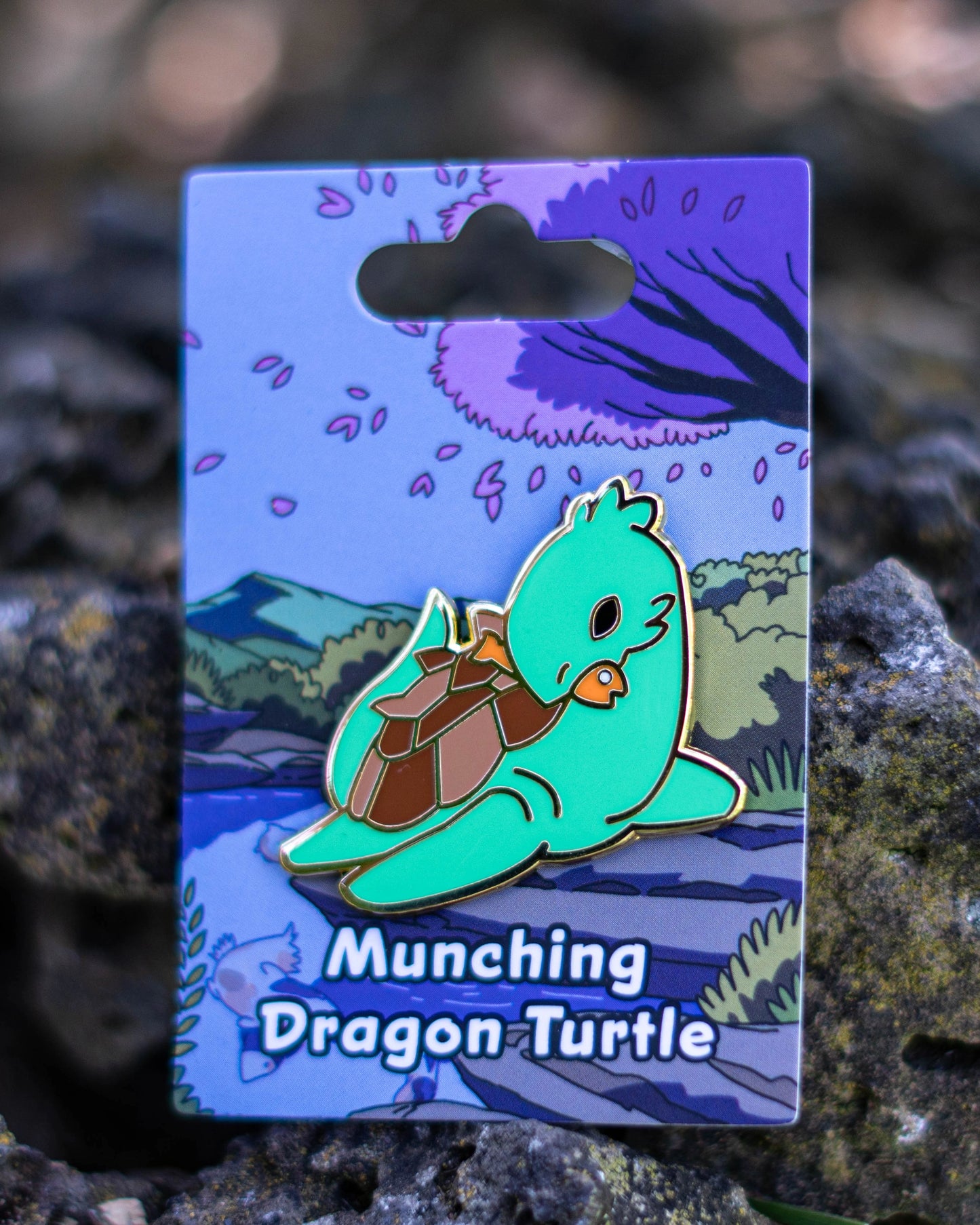 Muching, Dragon Turtle Pin