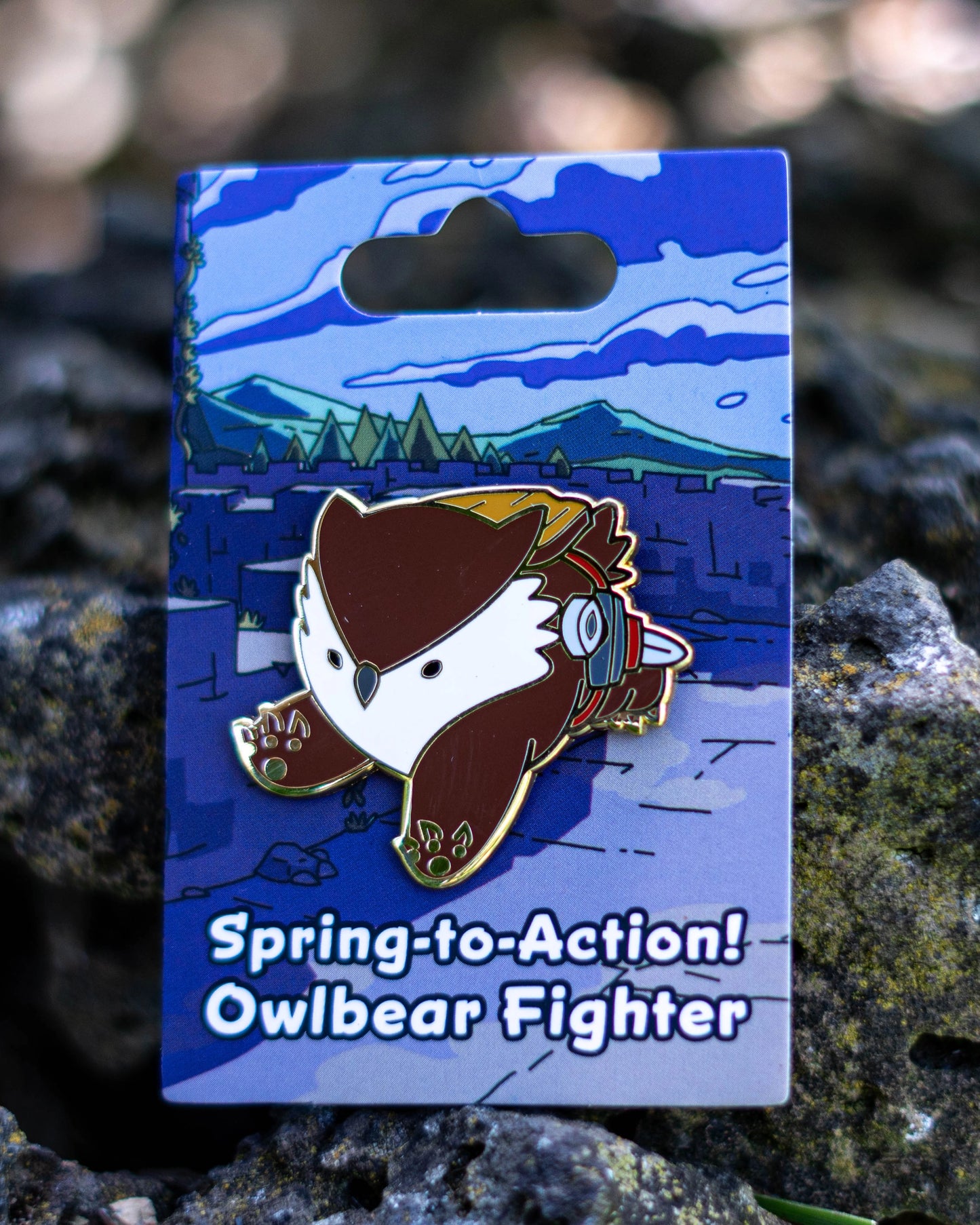 Spring to Action, Fighter Owlbear Pin