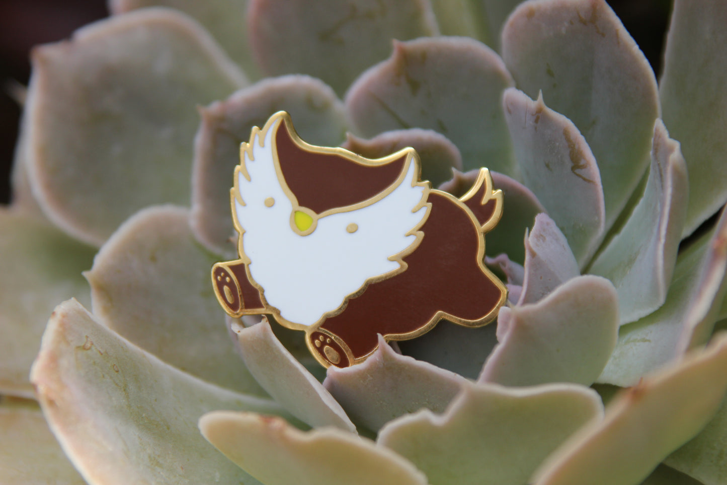 Bounding Owlbear Pin