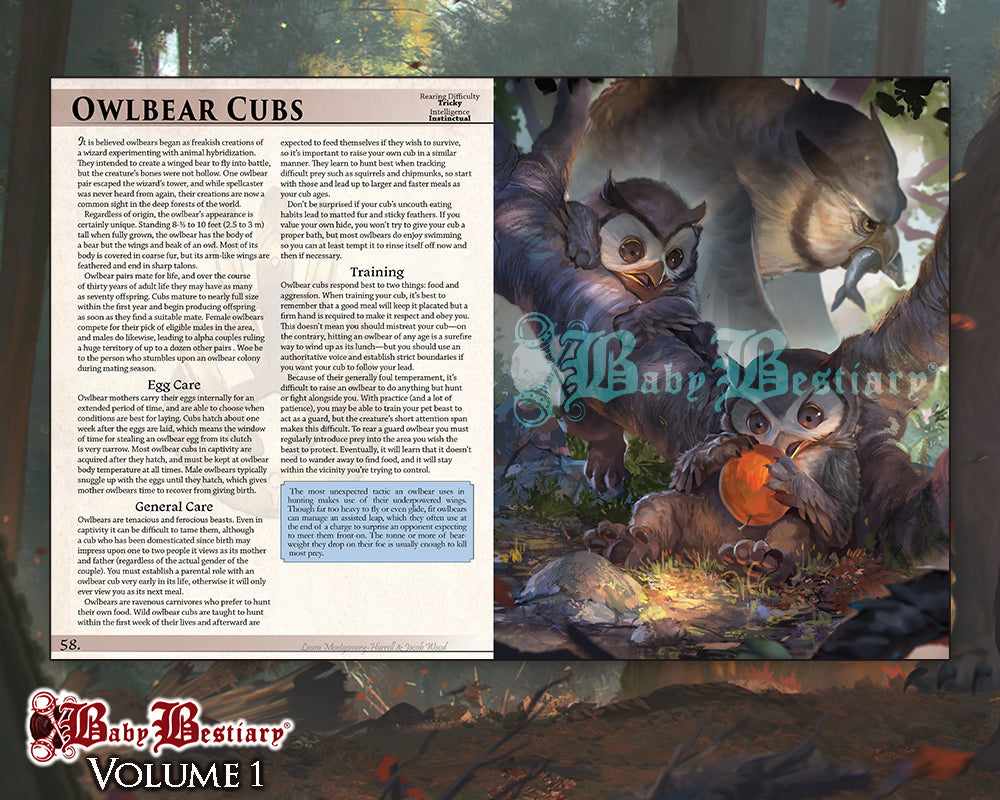 Baby Bestiary Handbook Volume 1