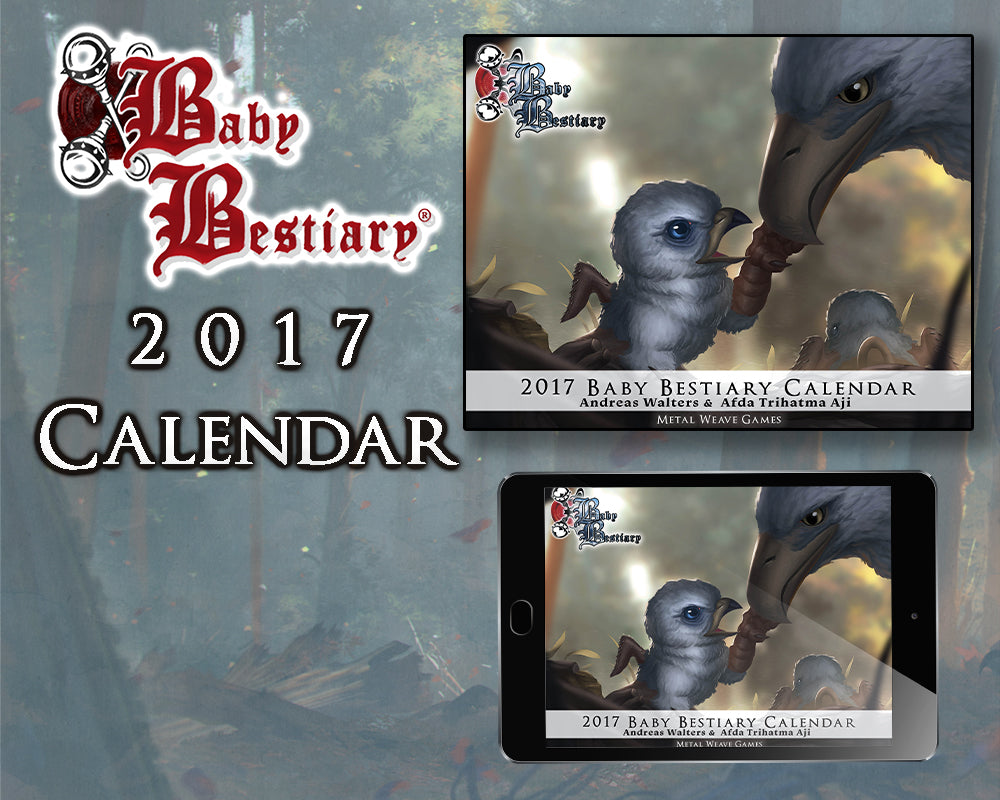 2017: Baby Bestiary Calendar
