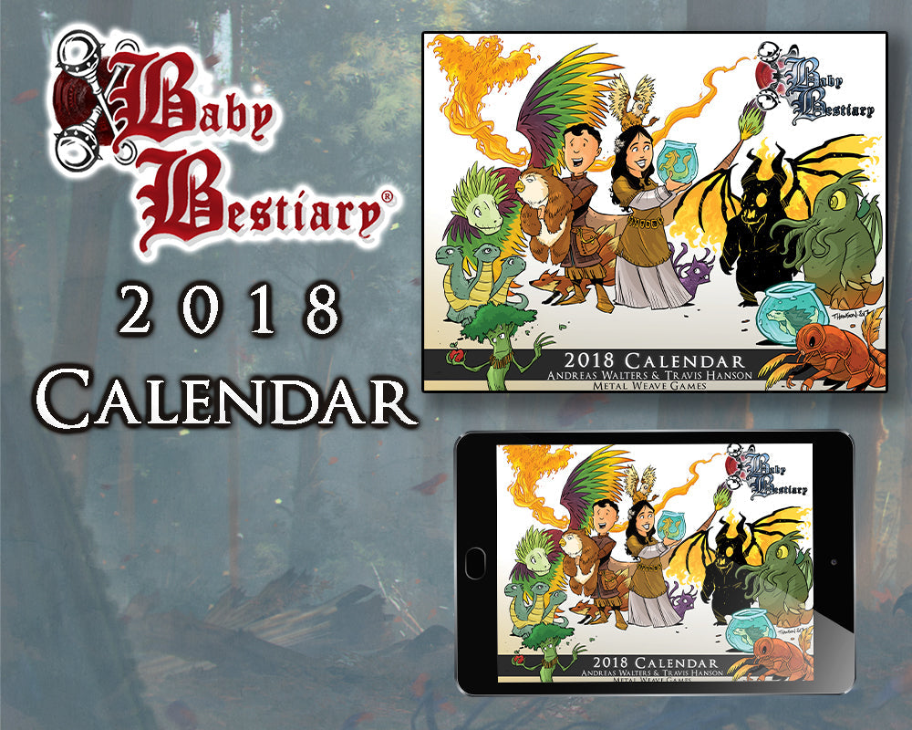 2018: Baby Bestiary Calendar