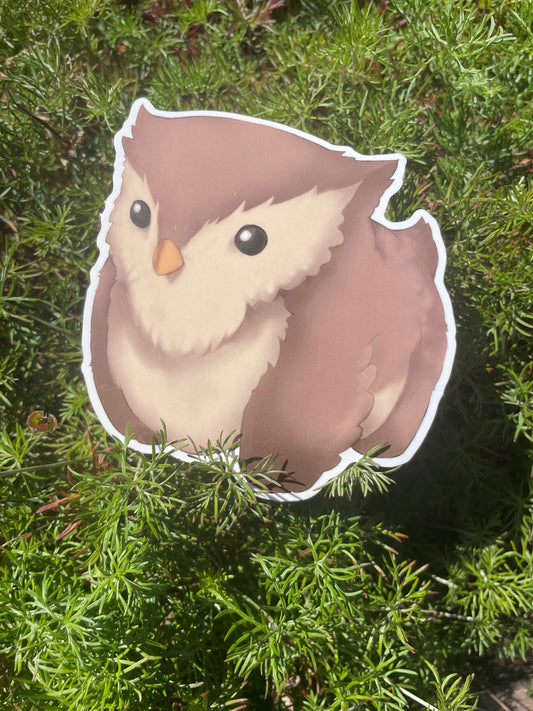 Owlbear Plush Sticker
