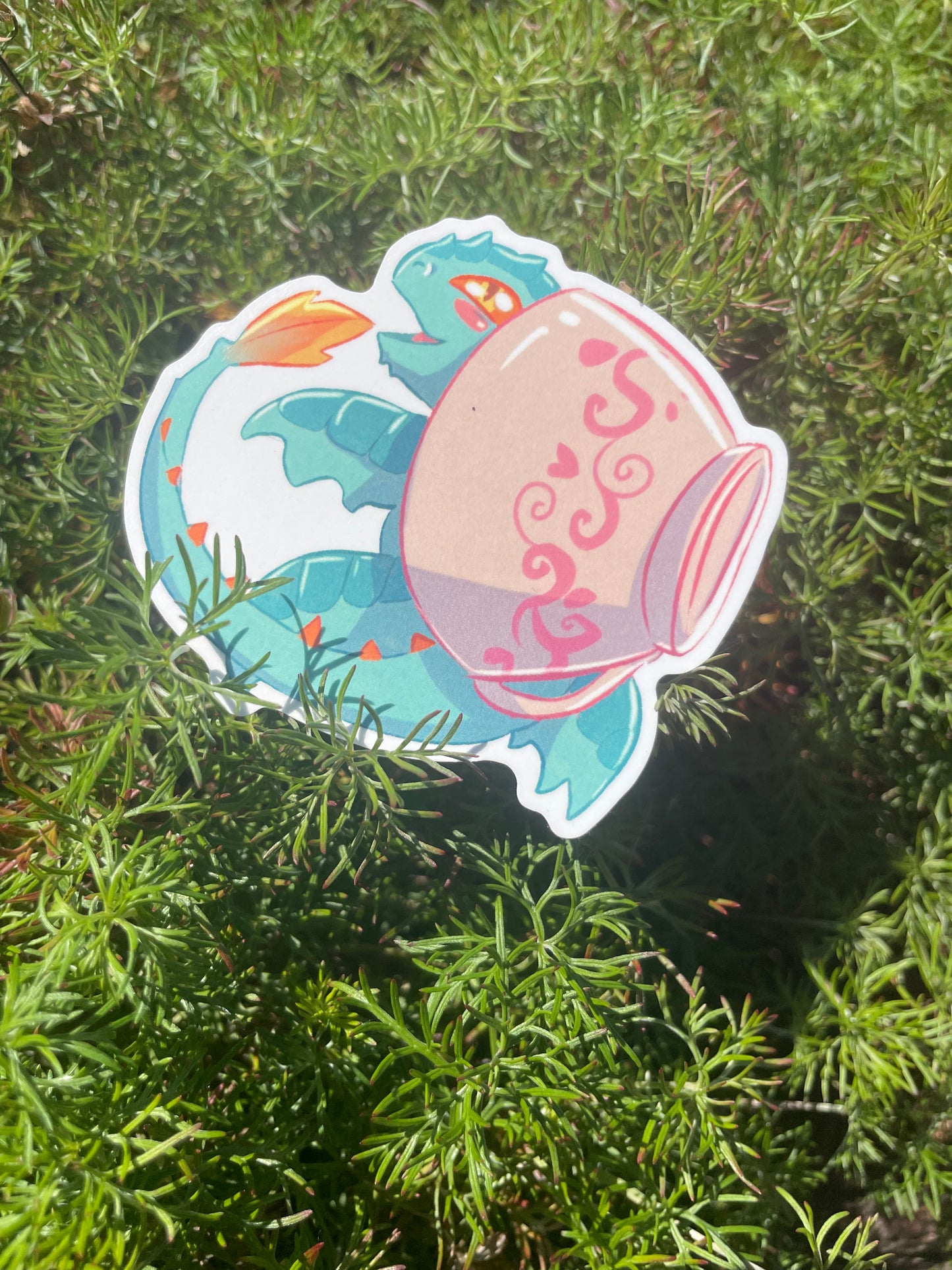 Teacup Dragon Turtle Sticker