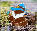 Ready to Cast, Wizard Owlbear Pin