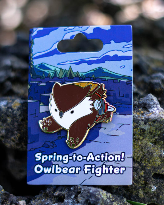 Spring to Action, Fighter Owlbear Pin