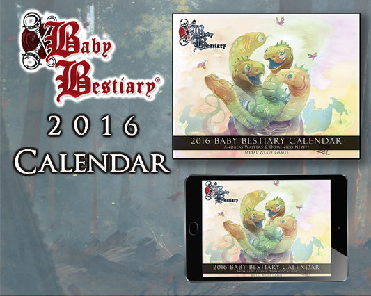 2016: Baby Bestiary Calendar