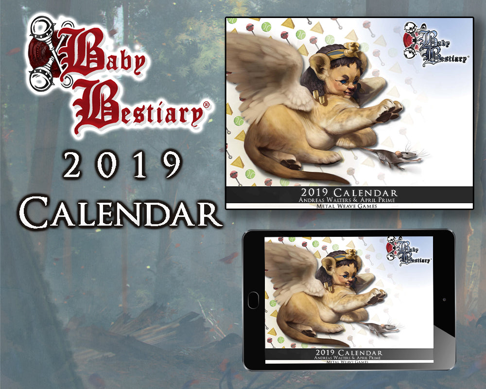 Baby Bestiary Vol. 2 – Rollenspielbuch (Englisch) – Monsterbabys Aufziehen – Fantasy RPG – Kreaturenpflege – Metal Weave Games – Kickstarter-Edelausgabe